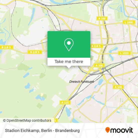 Stadion Eichkamp map