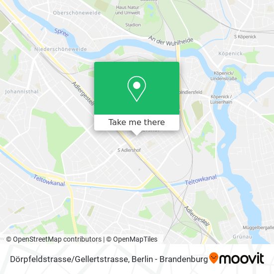 Карта Dörpfeldstrasse/Gellertstrasse