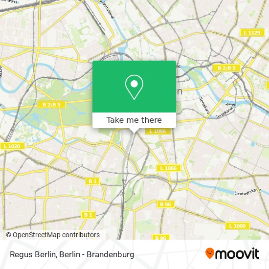 Regus Berlin map