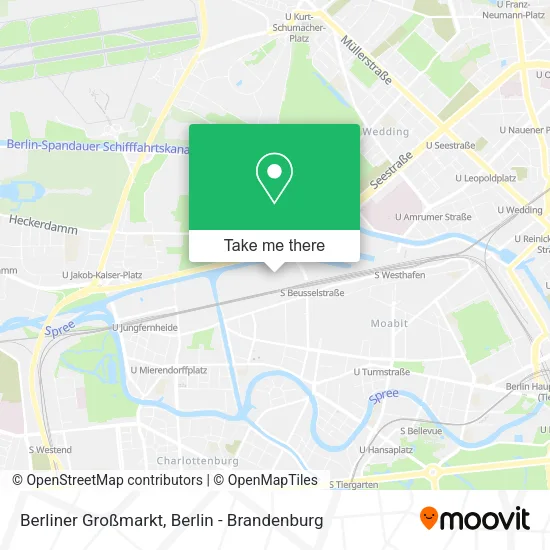 Карта Berliner Großmarkt