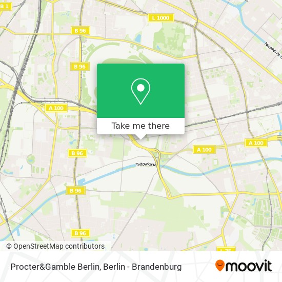 Procter&Gamble Berlin map