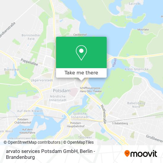 arvato services Potsdam GmbH map