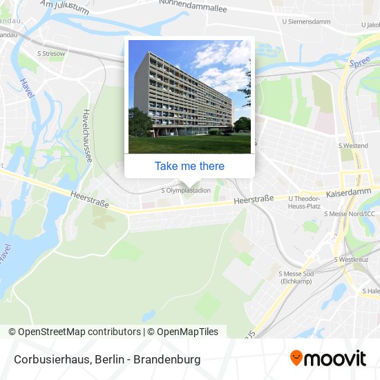 Corbusierhaus map