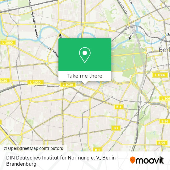 DIN Deutsches Institut für Normung e. V. map