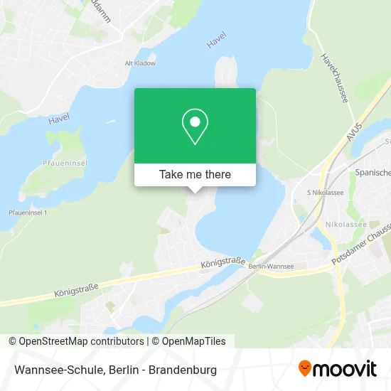 Wannsee-Schule map