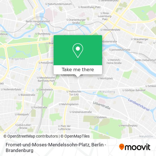 Карта Fromet-und-Moses-Mendelssohn-Platz
