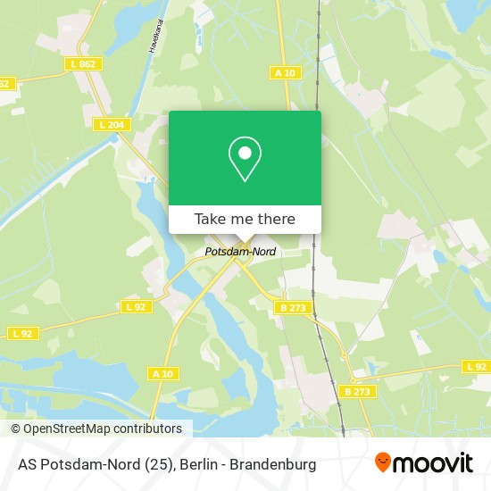 AS Potsdam-Nord (25) map