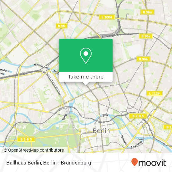 Ballhaus Berlin map