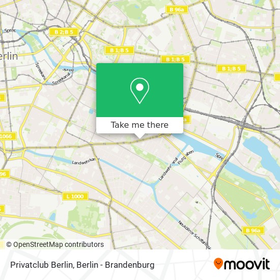 Карта Privatclub Berlin