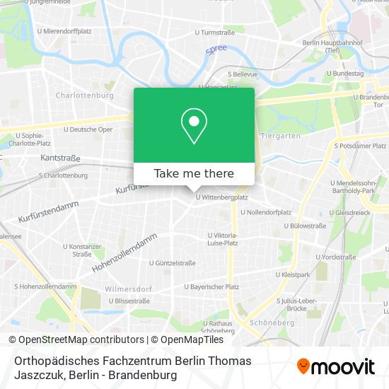 Карта Orthopädisches Fachzentrum Berlin Thomas Jaszczuk