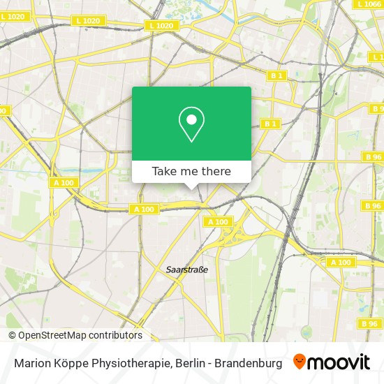 Marion Köppe Physiotherapie map