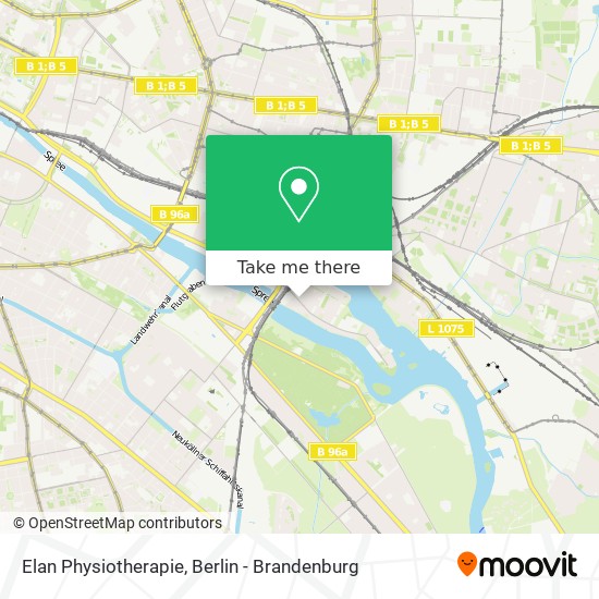 Elan Physiotherapie map