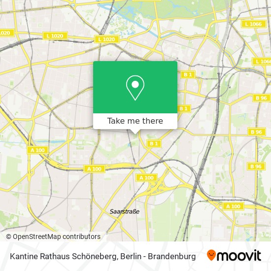 Kantine Rathaus Schöneberg map
