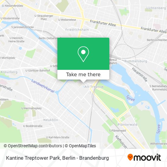 Kantine Treptower Park map