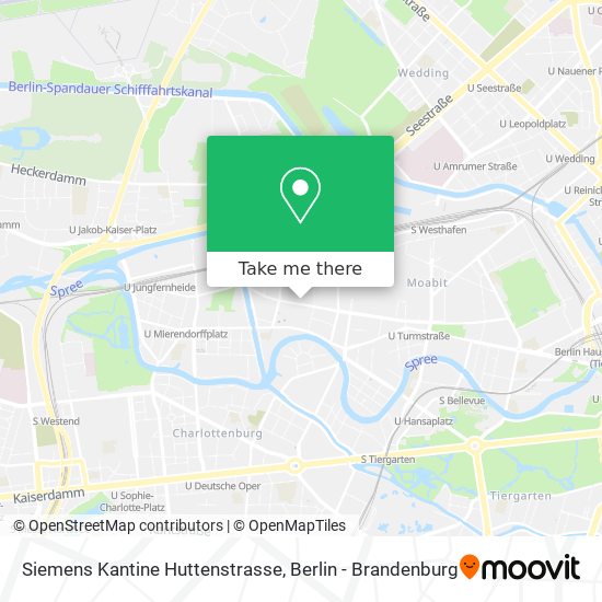 Карта Siemens Kantine Huttenstrasse