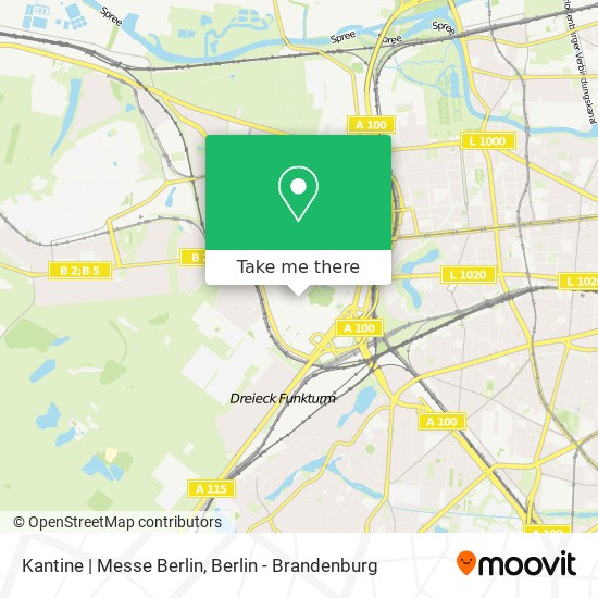 Kantine | Messe Berlin map