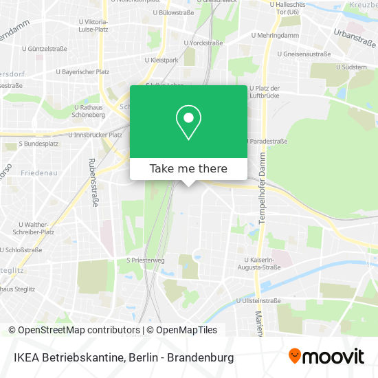 IKEA Betriebskantine map