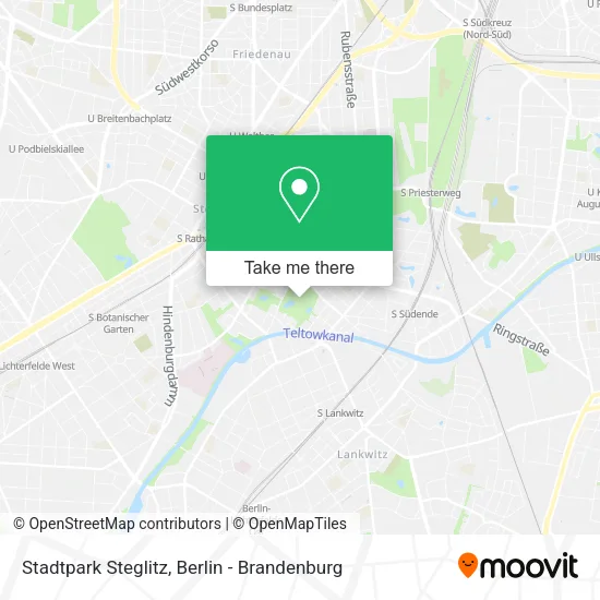 Карта Stadtpark Steglitz