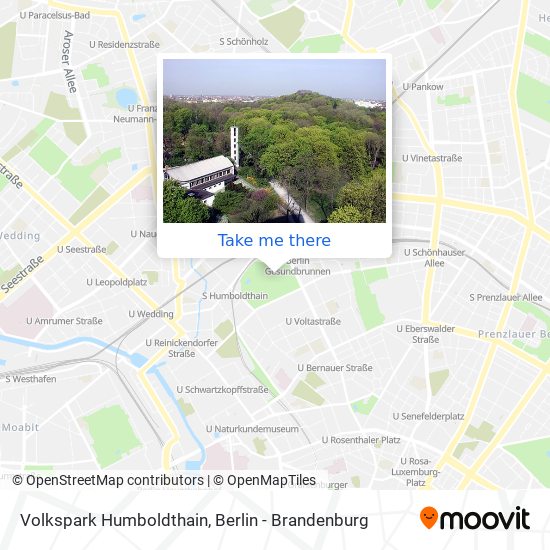 Volkspark Humboldthain map