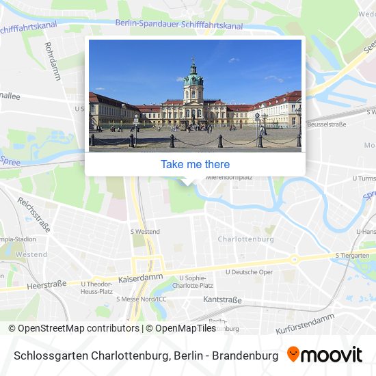 Schlossgarten Charlottenburg map