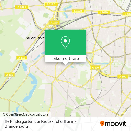 Ev Kindergarten der Kreuzkirche map