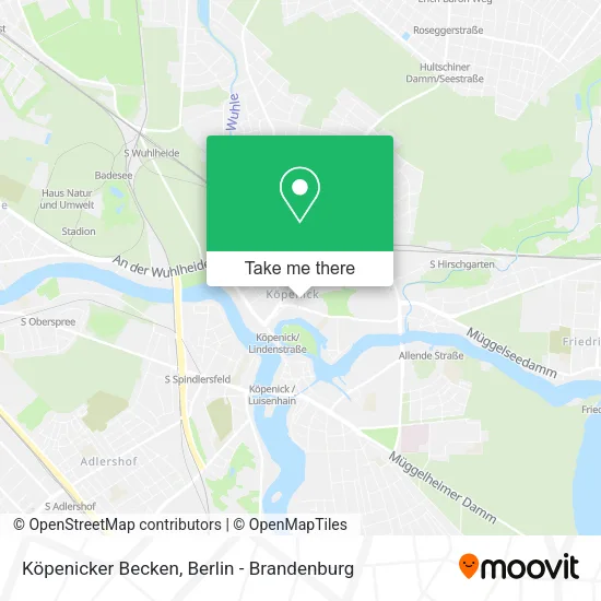 Карта Köpenicker Becken