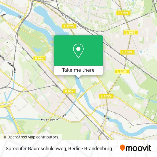 Spreeufer Baumschulenweg map