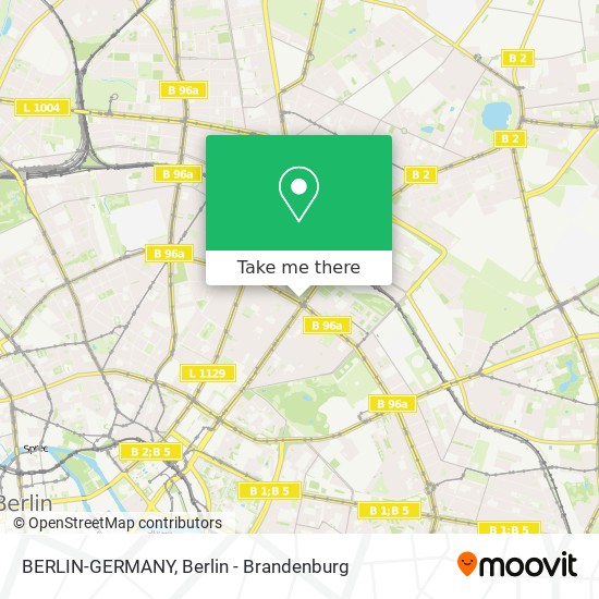 BERLIN-GERMANY map