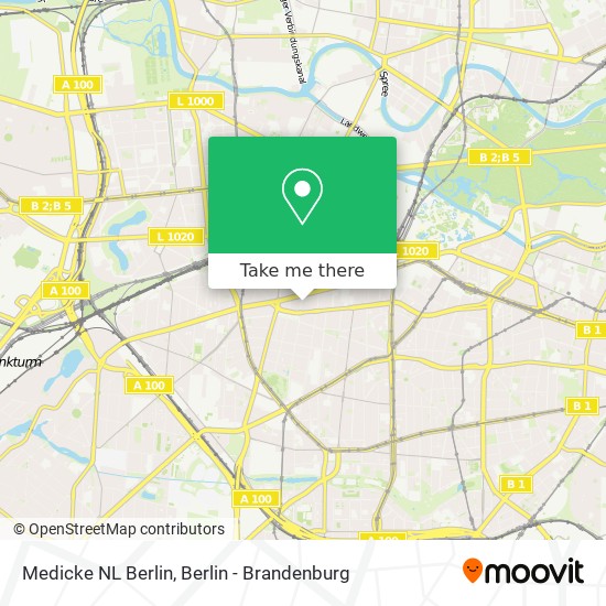 Medicke NL Berlin map