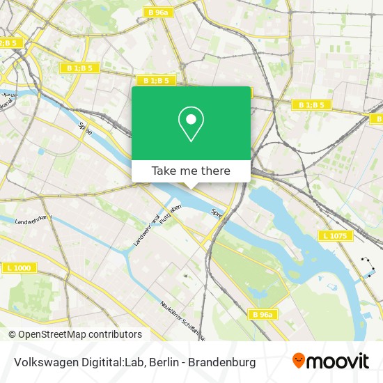 Volkswagen Digitital:Lab map