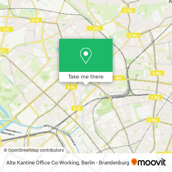 Alte Kantine Office Co-Working map