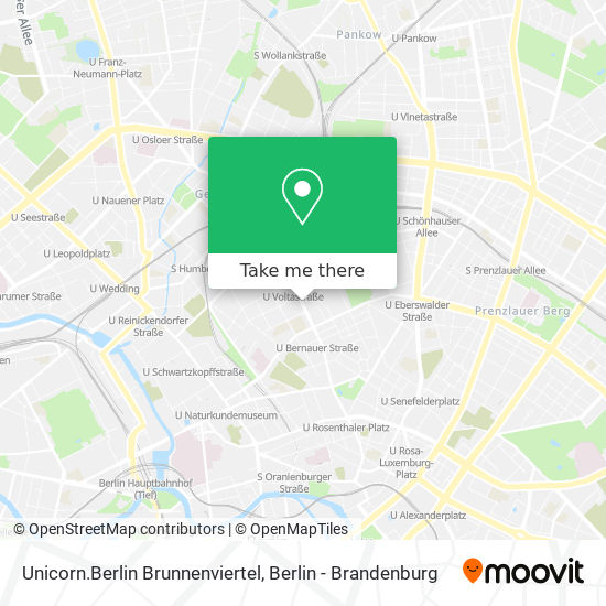 Unicorn.Berlin Brunnenviertel map