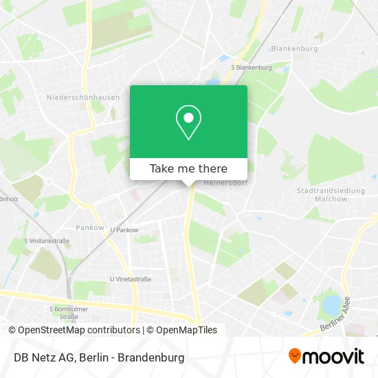 Карта DB Netz AG