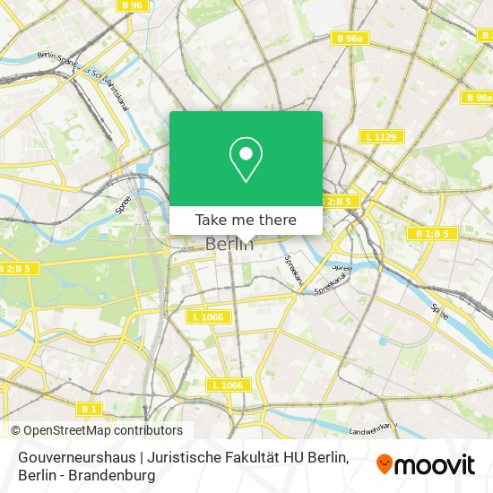 Gouverneurshaus | Juristische Fakultät HU Berlin map