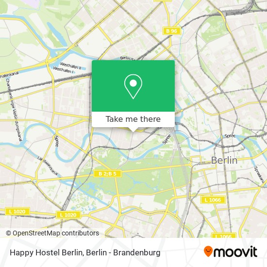 Карта Happy Hostel Berlin