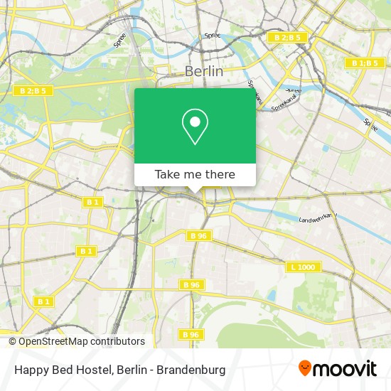 Happy Bed Hostel map