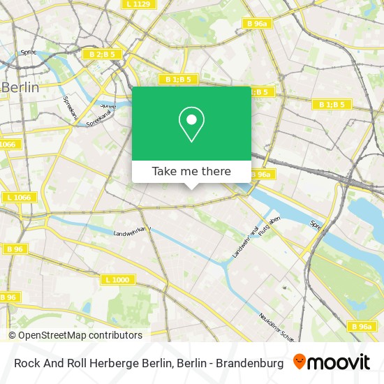 Rock And Roll Herberge Berlin map