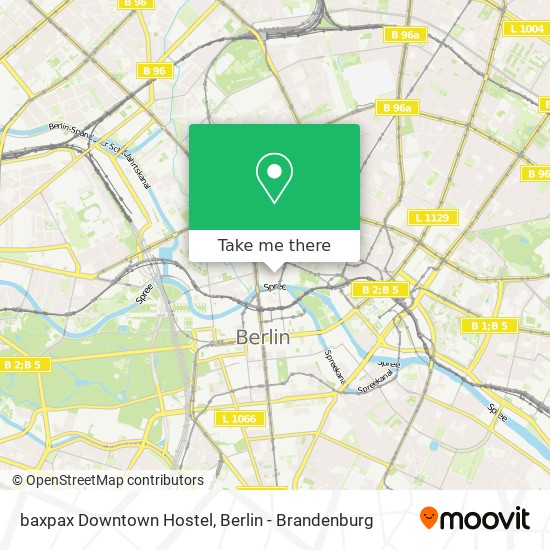 baxpax Downtown Hostel map