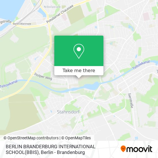 Карта BERLIN BRANDERBURG INTERNATIONAL SCHOOL(BBIS)