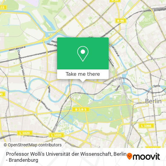 Professor Wolli's Universität der Wissenschaft map