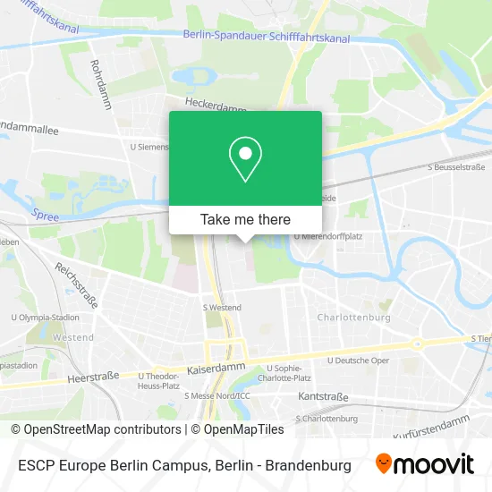 ESCP Europe Berlin Campus map