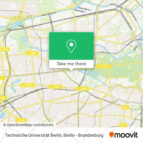 Technische Universität Berlin map
