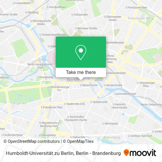 Карта Humboldt-Universität zu Berlin