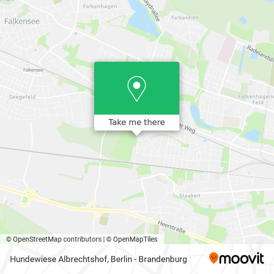 Hundewiese Albrechtshof map