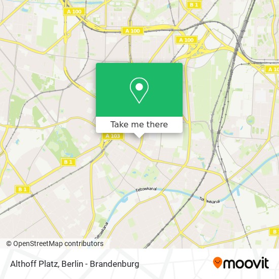 Althoff Platz map