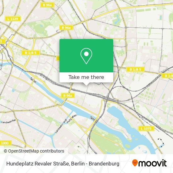 Hundeplatz Revaler Straße map