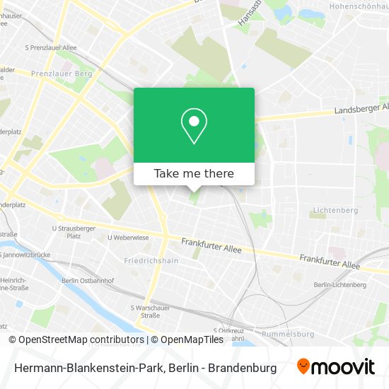 Hermann-Blankenstein-Park map
