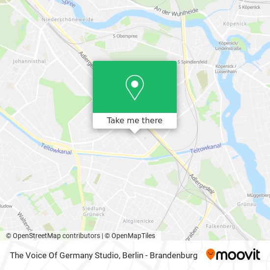 The Voice Of Germany Studio map