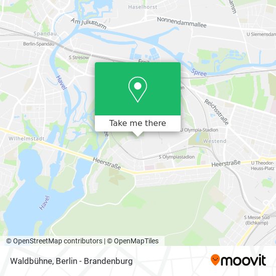 Waldbühne map