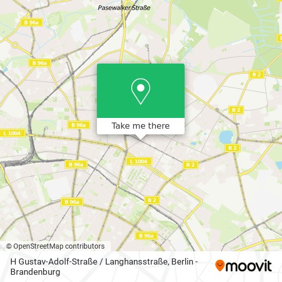 Карта H Gustav-Adolf-Straße / Langhansstraße